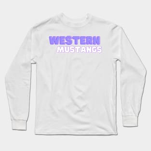 Western Mustangs Long Sleeve T-Shirt